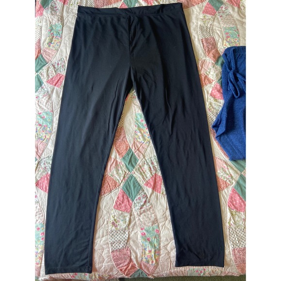 Cuddl Duds Active Leggings & Jockey Lounge Pants Bundle Womens XL Black Blue - Picture 3 of 7